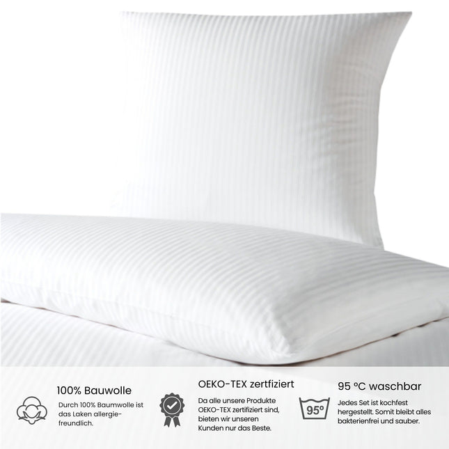Mikrofaser Bettwäsche Set  - 135x200 cm + 80x80 cm