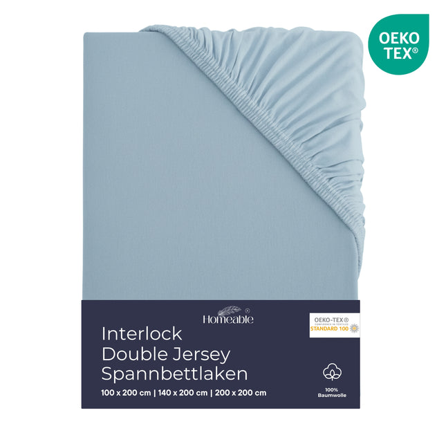 Homeable Interlock Double Jersey Spannbettlaken