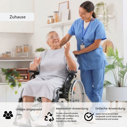 Patientenhemden - TB 200 (Bedruckt), XL, Standard (1 Bändchen)