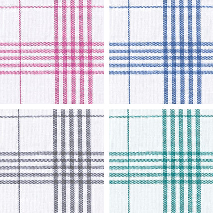Geschirrtuch Klassik Azur (Blau) – 50 x 70 cm | 100% Baumwolle | Gastronomiequalität