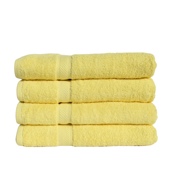 Walkfrottee Handtuch Gelb - 50 Stück