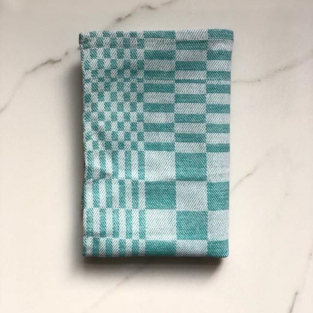 Grubentuch TEAL - 100% Baumwolle