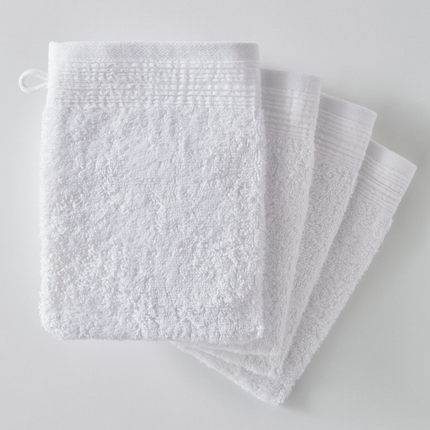 Waschhandschuh - Walkfrottee Weiß, 450 gm²