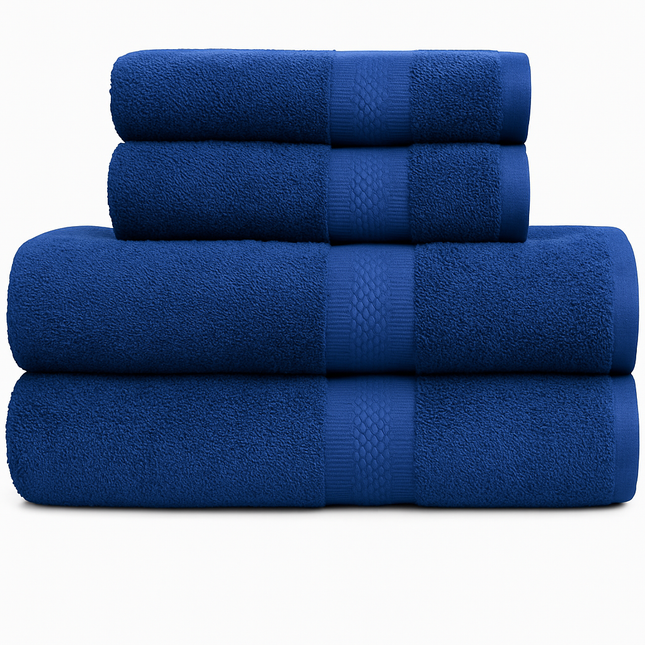 Walkfrottee Farbig | Duschtuch (Blau) - 70 x 140 cm | 500 g/m²