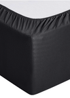 Schwarz / 100 x 200 + 30 cm / 145 g/m2