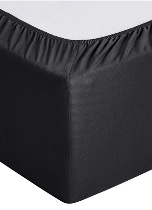 Jersey Spannbettlaken mit Rundgummi 50%/50% PES/BW