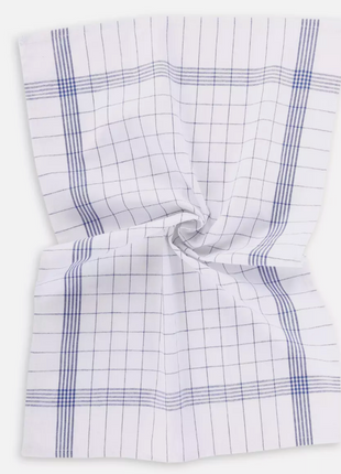 Geschirrtuch Klassik Azur (Blau) – 50 x 70 cm | 100% Baumwolle | Gastronomiequalität